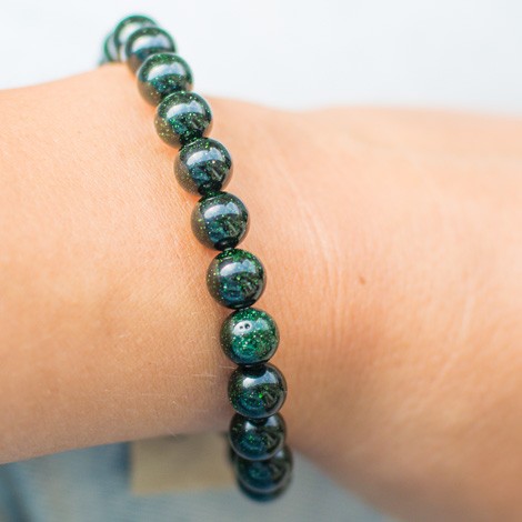GREEN SUNSTONE bracelet energy jewelry