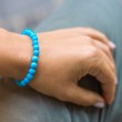 blue howlite bracelet, energy jewelry