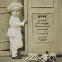 kuharček slika decoupage