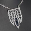 lace pattern, handmade pendant
