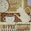 kava slika decoupage kuhinjska coffee shop