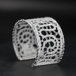 lace pattern, handmade bracelet