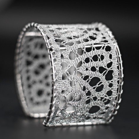 lace pattern, handmade bracelet