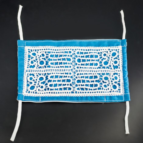 lace pattern, handmade hygienic mask