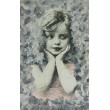 deklica slika vintage decoupage