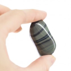 obsidian, obsidian platinum , pocket crystal, protection crystal, obsidian platinum price