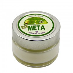 naravna zeliščna sveča meta