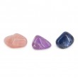 SET CRYSTALS AGAINST STRESS amethyst, black turmaline, rose quartz