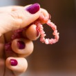 therapeutic energy bracelet, rhodochrosite, balance