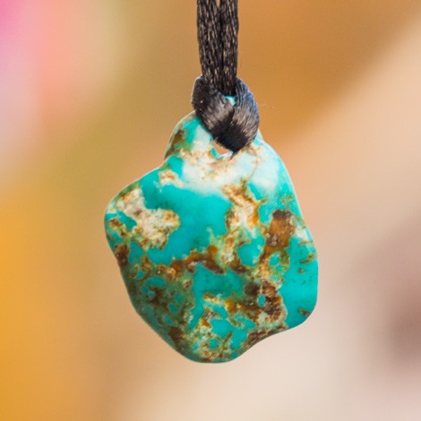TURQUOISE natural.  pendant  TURQUOISE crystal