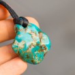 TURQUOISE natural.  pendant  TURQUOISE crystal