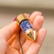 lapis lazuli, lapis lazuli crystal, lapis lazuli pendulum, crystal pendulum, pendulum, intuition