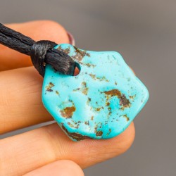 TURQUOISE natural.  pendant  TURQUOISE crystal