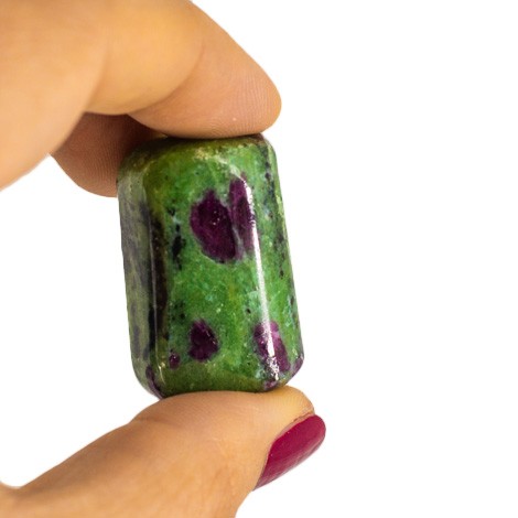 ruby zoisite, ruby zoisite crystal, pocket crystal, crystals for anger issues, heart chakra, crystals for strength