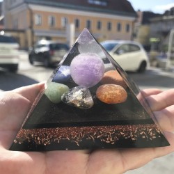 orgonit, piramida, sedem čaker