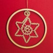 PATTERN FOR NEW YEAR DECORATION FROM LACE