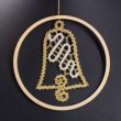 lace, new year, decoration, pattern, bell