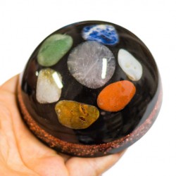 orgonit,orgonit polobla, sedem čaker, orgonit za čakre, kristali za čakre