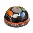 orgonite, orgonite hemisphere, seven chakras, orgonite energy