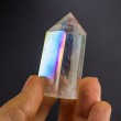 AQUA AURA polirana špica, aqua aura kristal