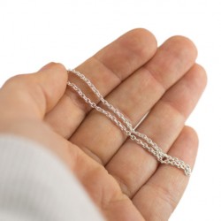 silver chain, silver necklace, silver, silver 925