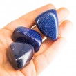 blue sunstone, pocket gemstone, crystals