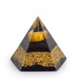 TIGER'S EYE and SHUNGITE Orgonite Pyramid Pentagram