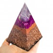 Amethyst crystal, orgonite, pyramid, energetic