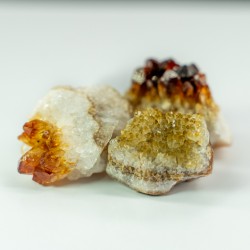 citrine natural raw cluster crystal