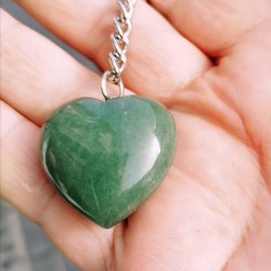 green aventurine keychain heart chakra