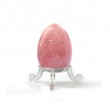 rose quartz crystal in egg shape