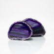 purple agate geode
