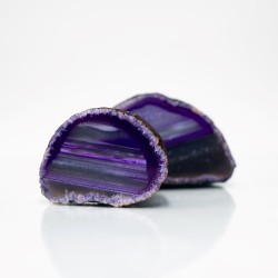 purple agate geode