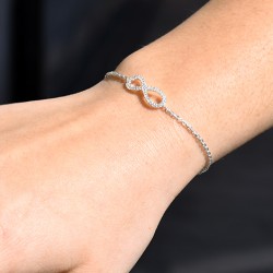 silve bracelet infinity