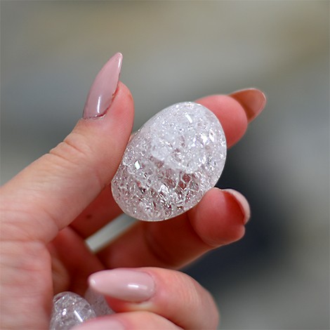 clear quartz, clear quartz crystal, clear quartz cracked, ice quartz, pocket crystal, cleansing crystal