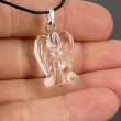 gift ideas, unigue pendant, clear quartz crystal