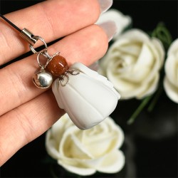 Obesek za ključe, obesek za telefon, kristal, sončev kamen