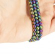 rainbow hematite energy bracelet, crystal shop, hand made jewelrly, unique gift, birthday gift idea