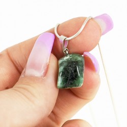 crystal emerald, energy necklace