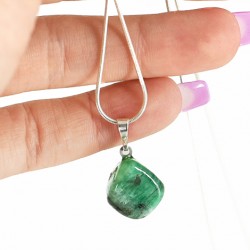 emerald energy pendant, crystal shop