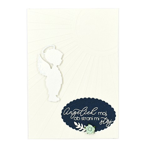 UNIQUE HANDMADE GREETING CARD baptism, communion and confirmation