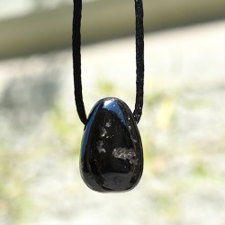 black tourmaline crystal, crystal shop, crystal necklace
