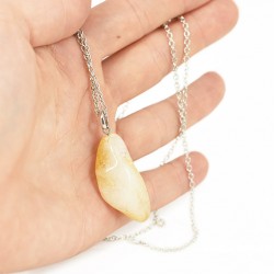 Citrine necklace pendant, citrine crystal, polished crystal pendant, energy necklace, crytsal shop, crystal for finance