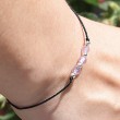 rose quartz crystal, friendship bracelet, crystal shop