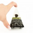 orgonite pyramid for space cleansing and protection