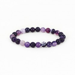 purple agate bracelet, energy bracelet