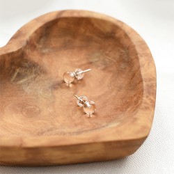 earrings with semi precious stone