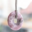 rhodonite crystal pendant, energy necklace, crystal shop