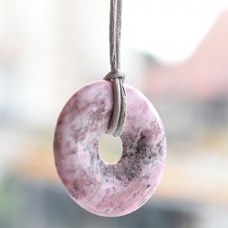 rhodonite crystal pendant, energy necklace, crystal shop