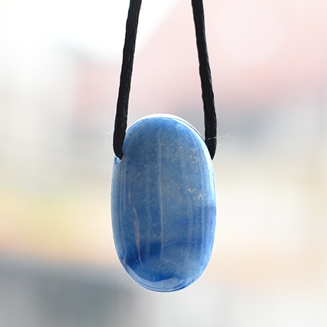 blue quartz crystal pendant, crystal shop, energy jewerly